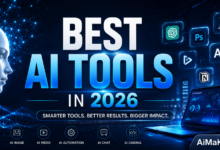 Best AI Tools in 2026 featuring artificial intelligence software, AI automation, AI writing, image generation, video creation, and productivity tools.